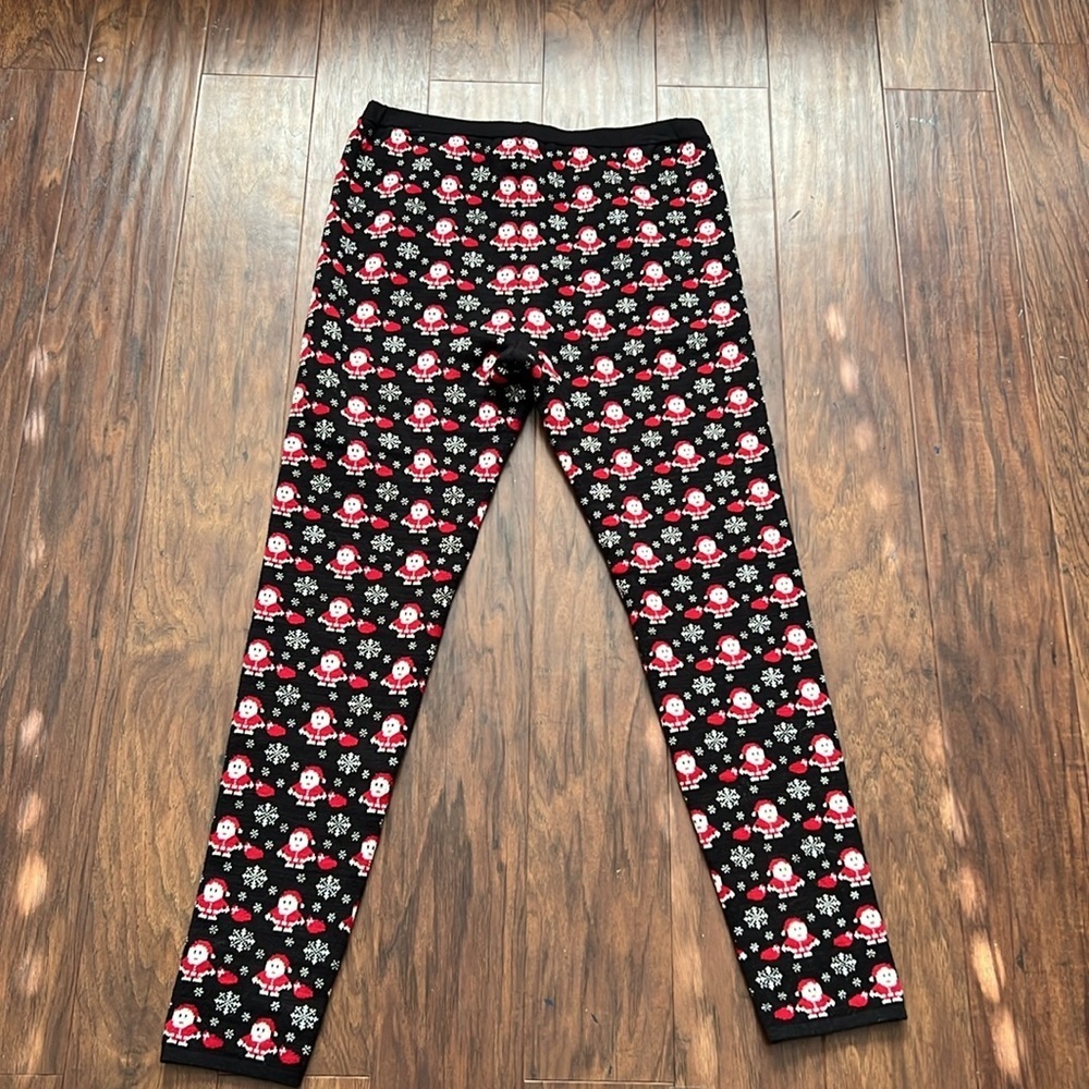 Ladies Santa Knit Leggings - Picture 5 of 5